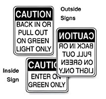 dock warning signs slr